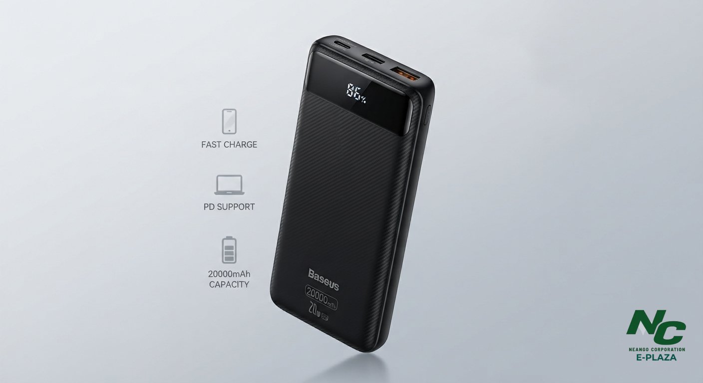 Baseus 20000 mah 20W PD Power Bank - Neango Corporation