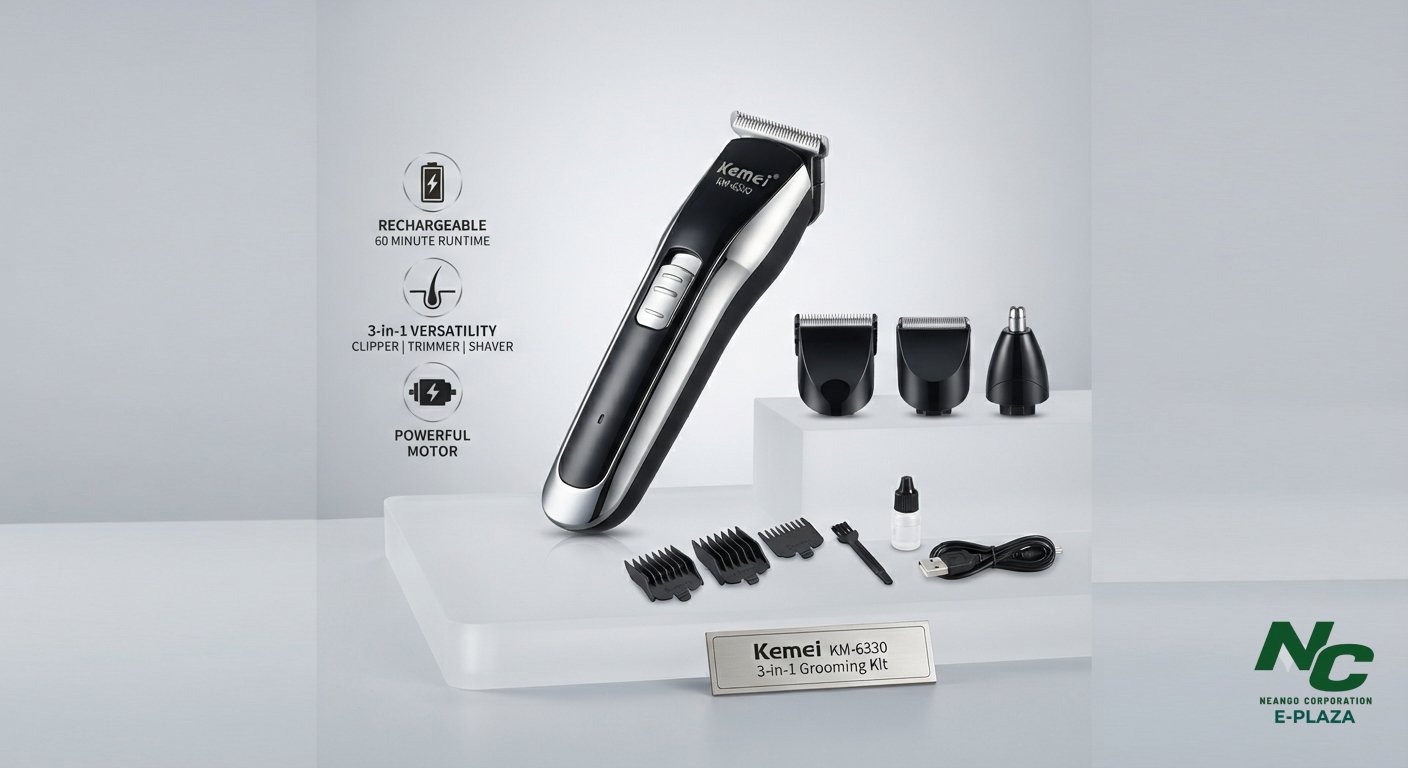 Kemei KM-6330 3-in-1 Grooming Kit - Neango Corporation